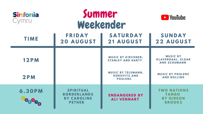 Summer Weekender - Friday 20 August until Sunday 22 August